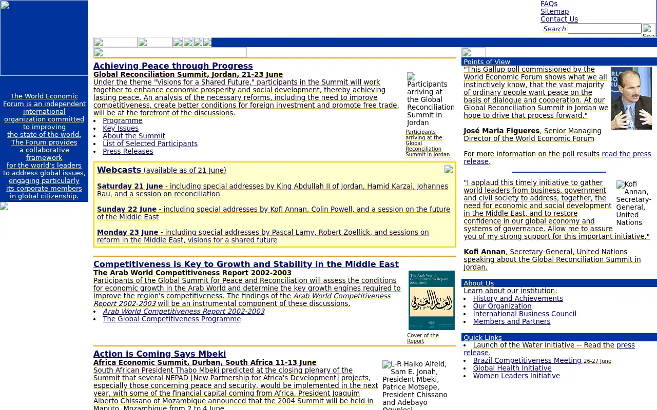weforum.org in 2003