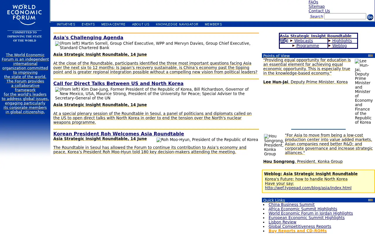 weforum.org in 2004