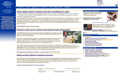 weforum.org in 2005