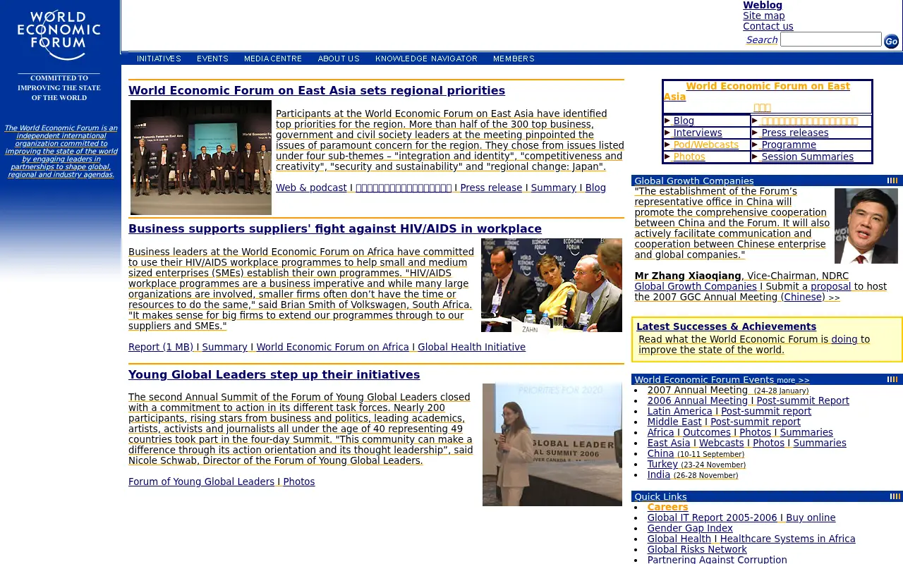 weforum.org in 2006