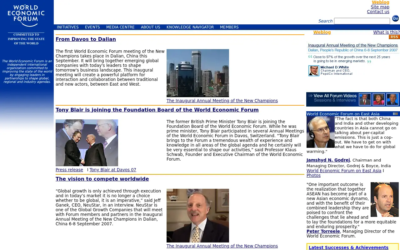 weforum.org in 2007