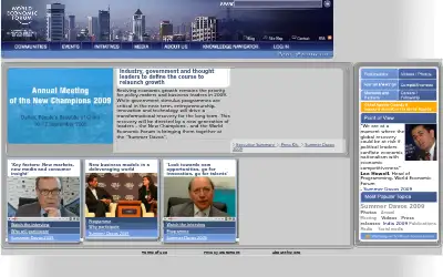 weforum.org in 2009