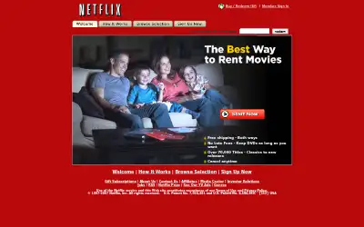 netflix.com in 2007