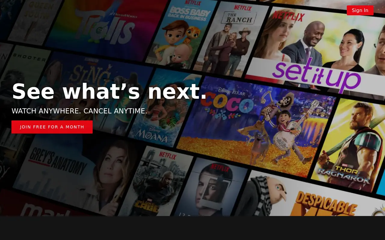 netflix.com in 2018