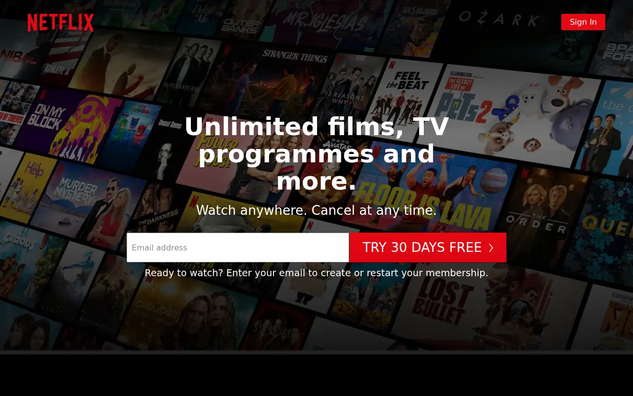 netflix.com in 2020