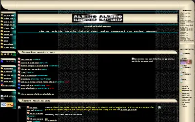 albinoblacksheep.com in 2002