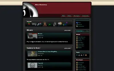 albinoblacksheep.com in 2007