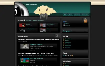 albinoblacksheep.com in 2008