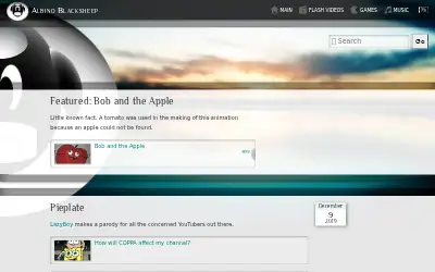 albinoblacksheep.com in 2020