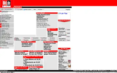 bild.de in 2004