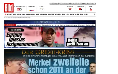 bild.de in 2015