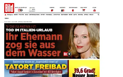 bild.de in 2019