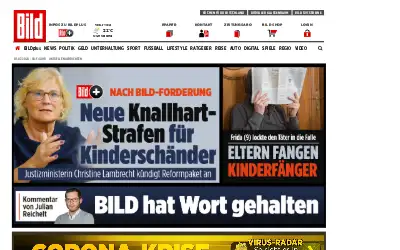 bild.de in 2020