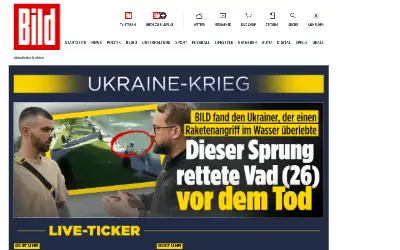 bild.de in 2022