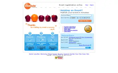 eventbrite.com in 2007