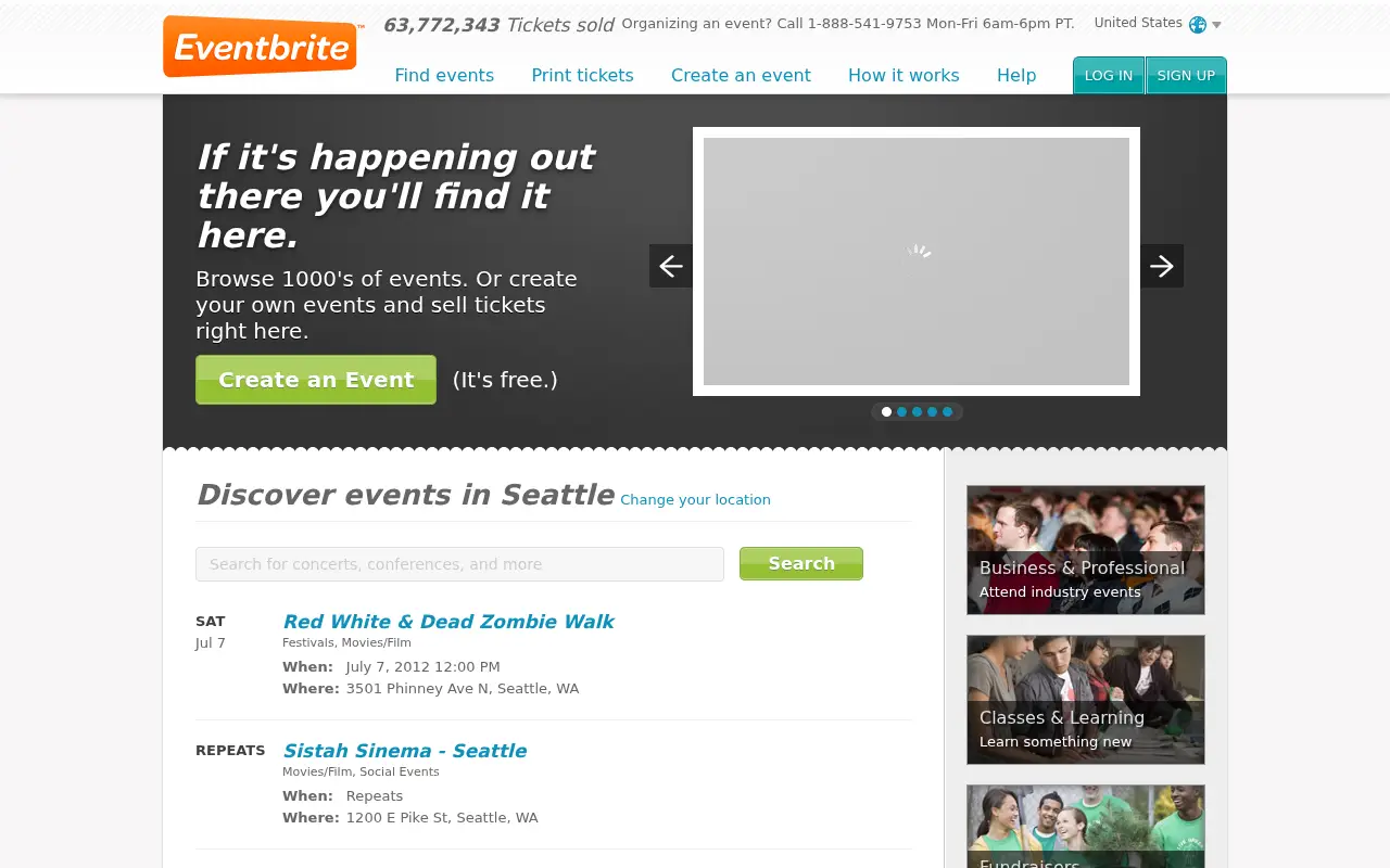 eventbrite.com on July 1, 2012