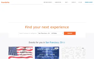 eventbrite.com in 2017