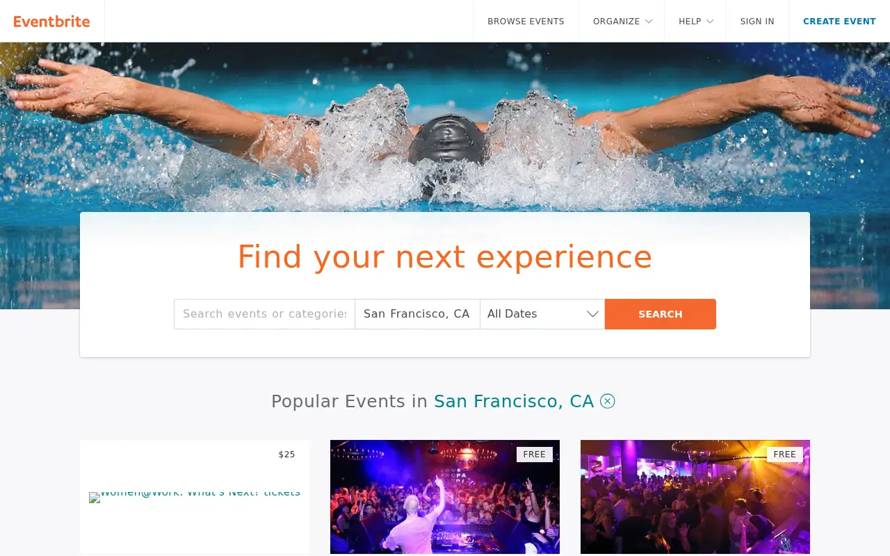 eventbrite.com in 2018
