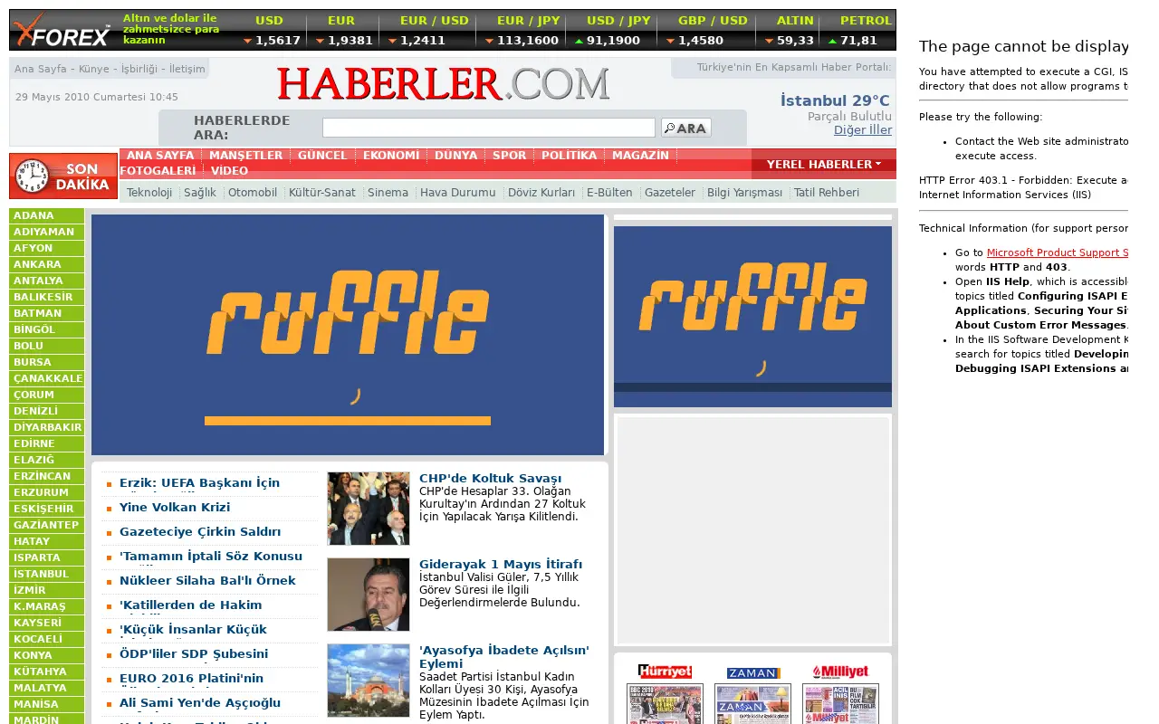 haberler.com in 2010