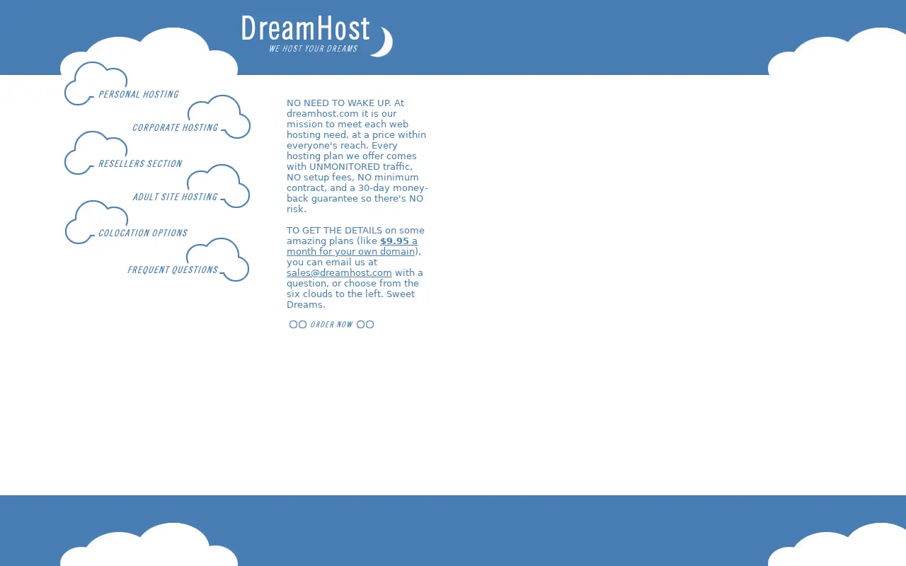 dreamhost.com on May 13, 1998