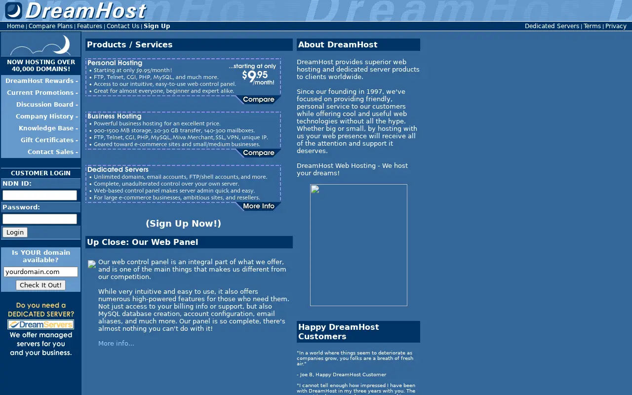 dreamhost.com on June 5, 2002