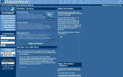 dreamhost.com in 2002