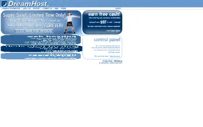 dreamhost.com in 2004