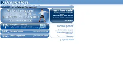 dreamhost.com in 2005