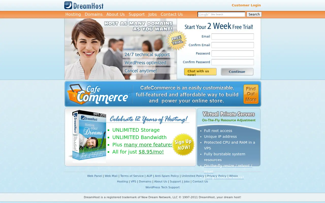 dreamhost.com on June 30, 2011