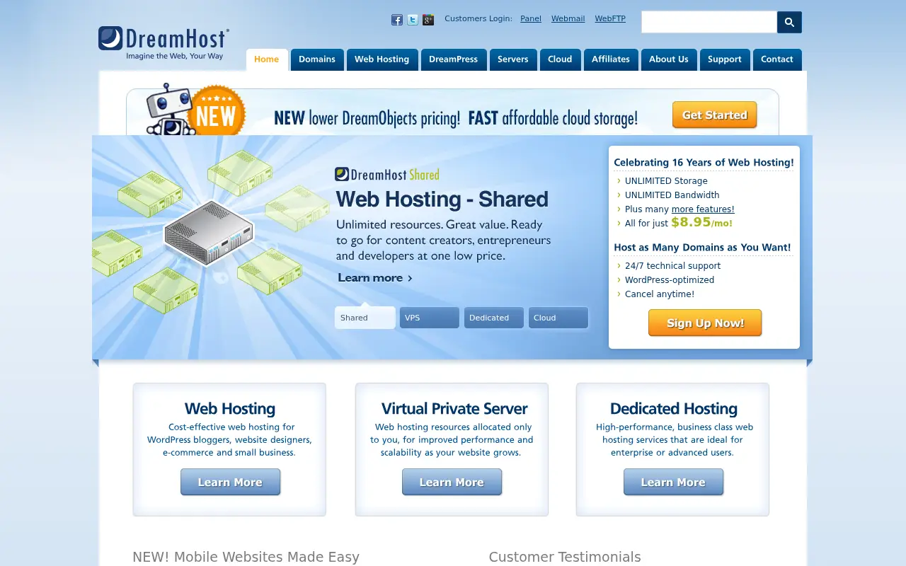 dreamhost.com on July 1, 2014
