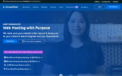 dreamhost.com in 2021