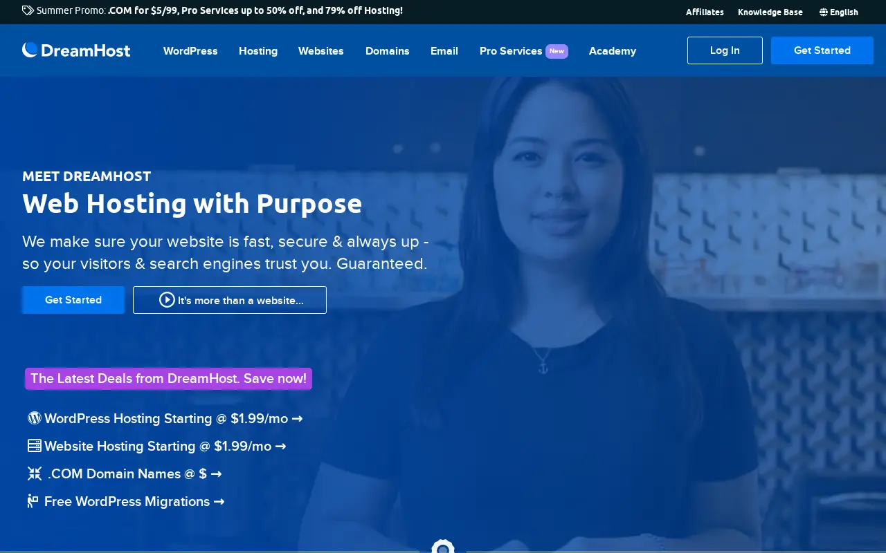 dreamhost.com on July 1, 2022