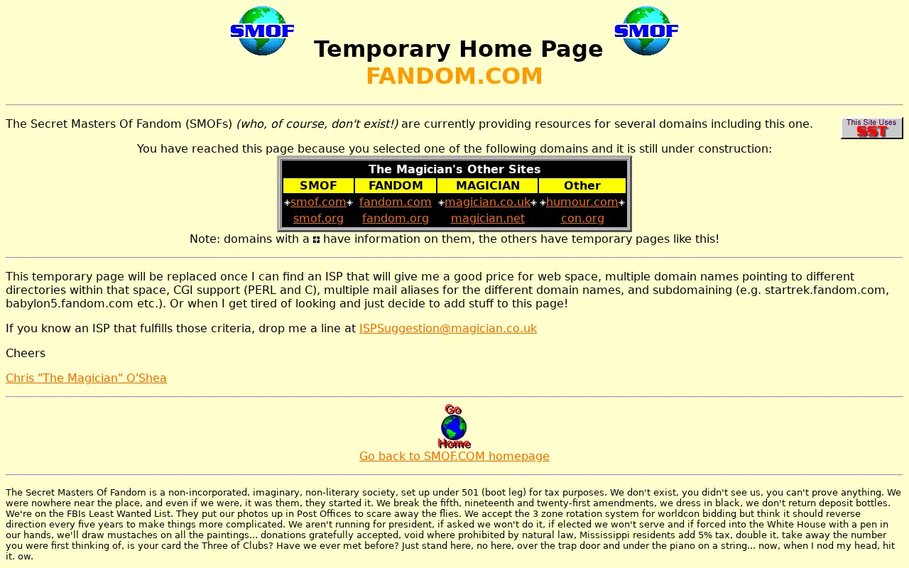 fandom.com in 1998