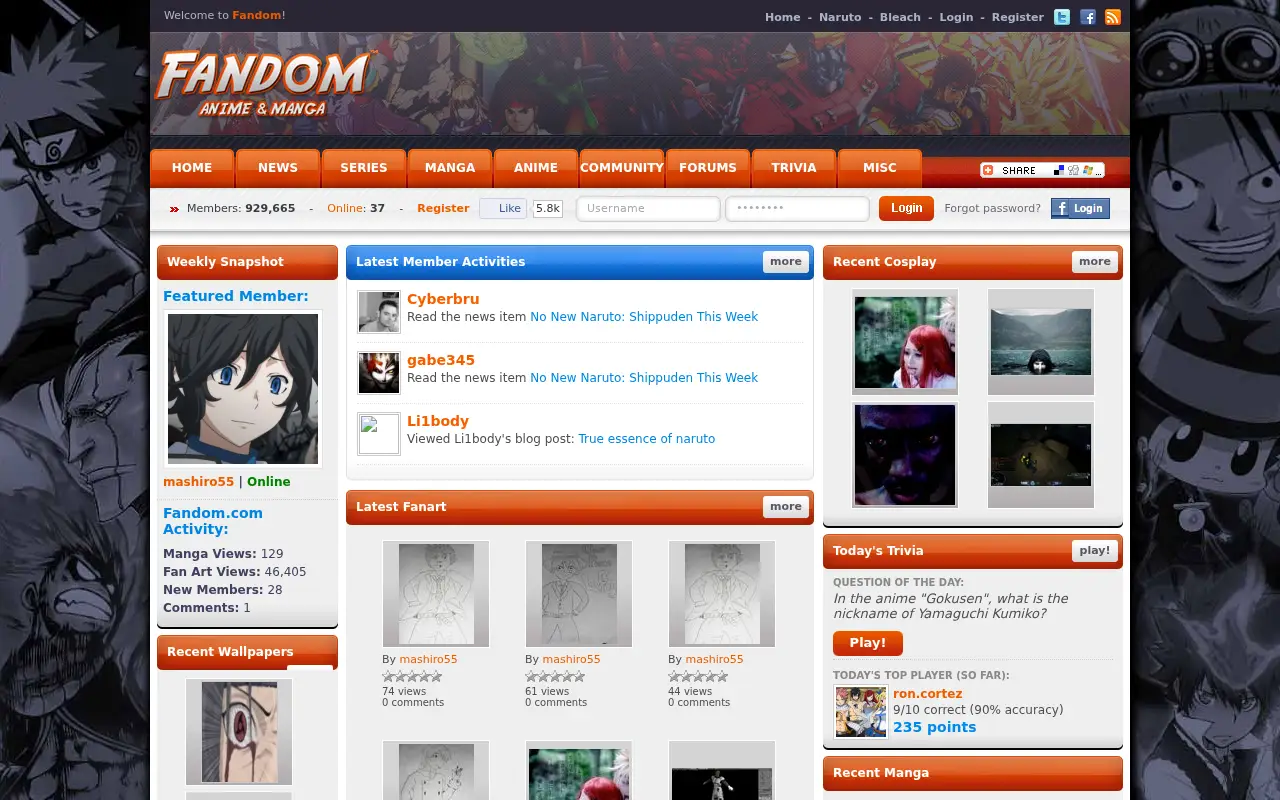 fandom.com in 2013