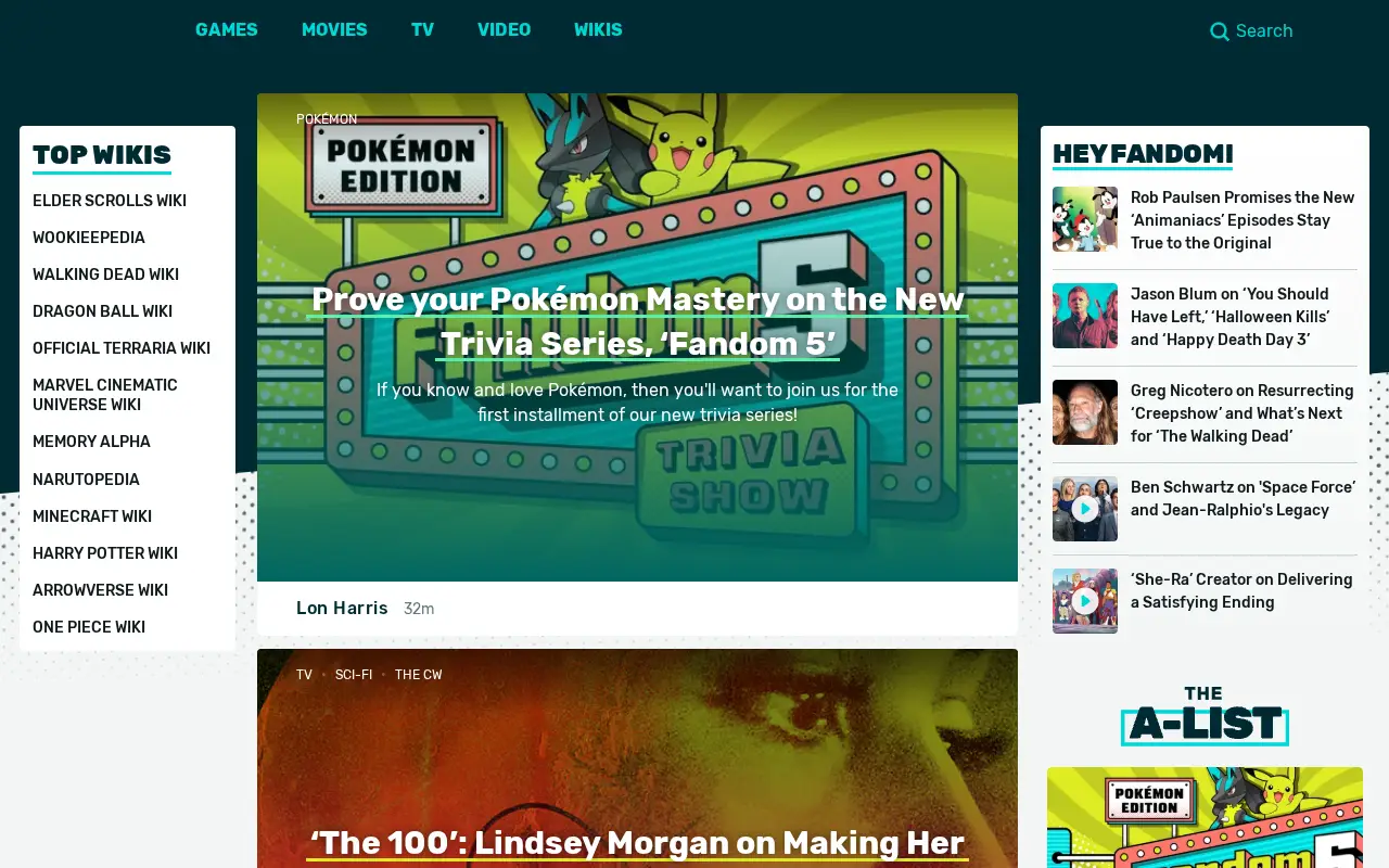 fandom.com in 2020