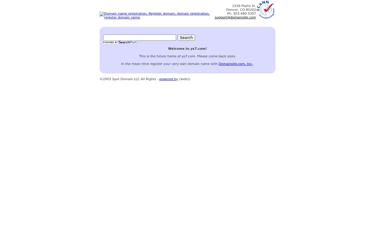 ys7.com on April 3, 2004