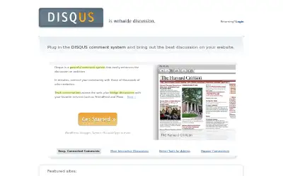 disqus.com in 2009