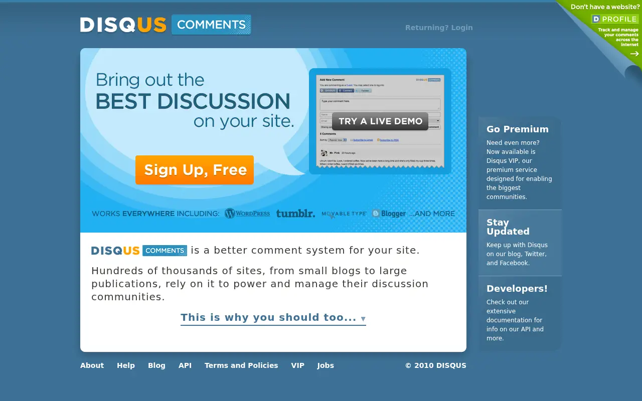 disqus.com in 2010