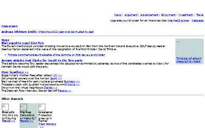 independent.co.uk in 2001