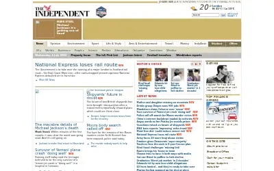 independent.co.uk in 2009
