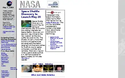 nasa.gov in 1999