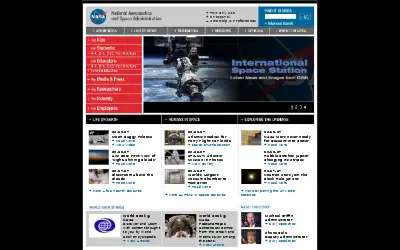 nasa.gov in 2007