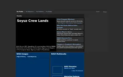 nasa.gov in 2012