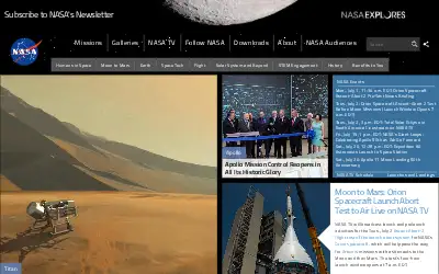nasa.gov in 2019
