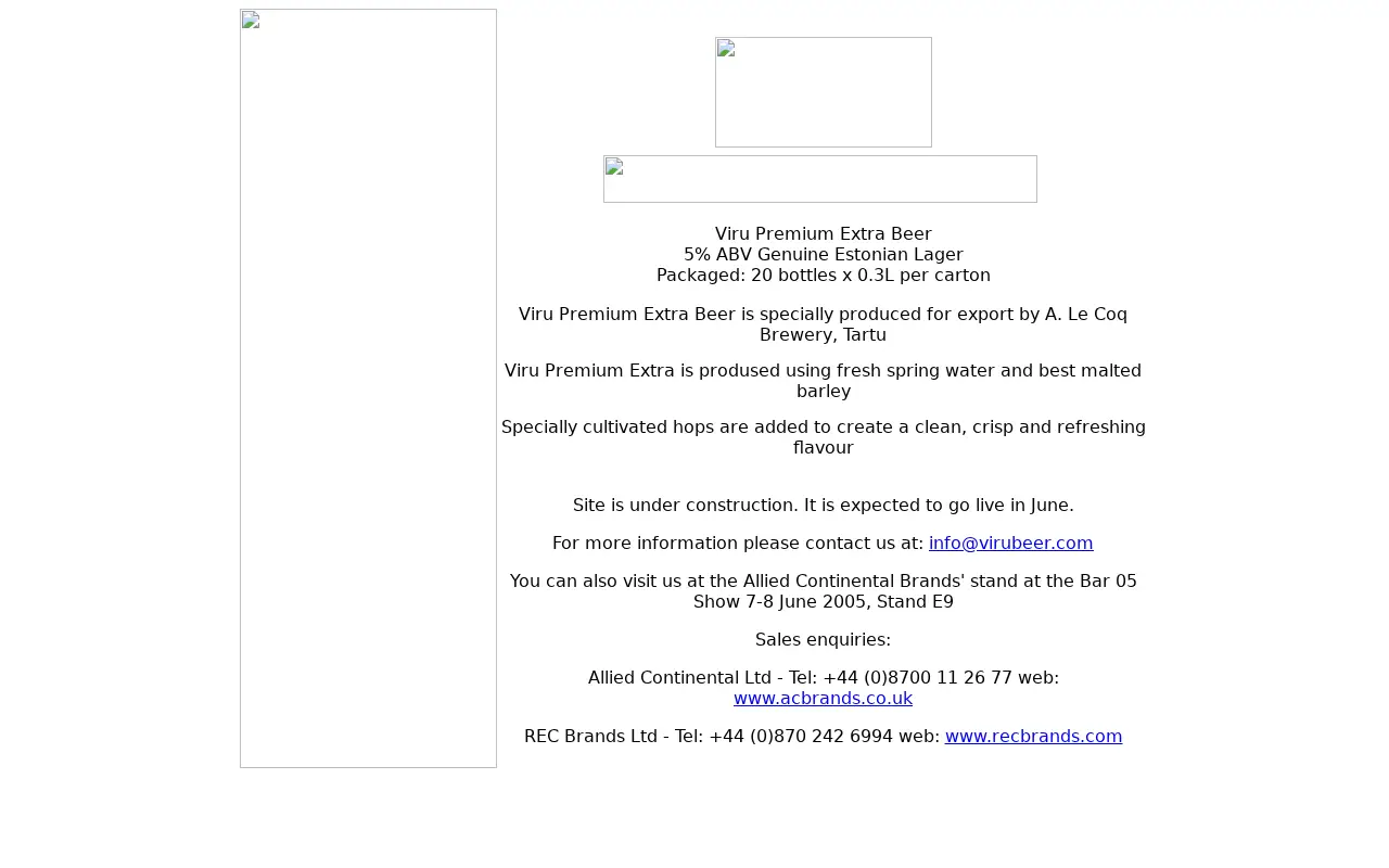 virubeer.com in 2005