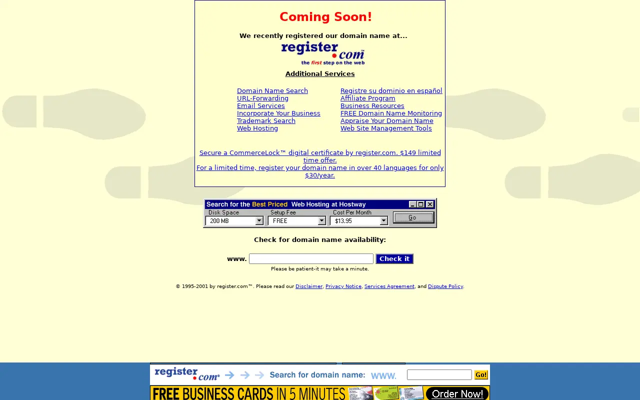 vivox.com in 2001