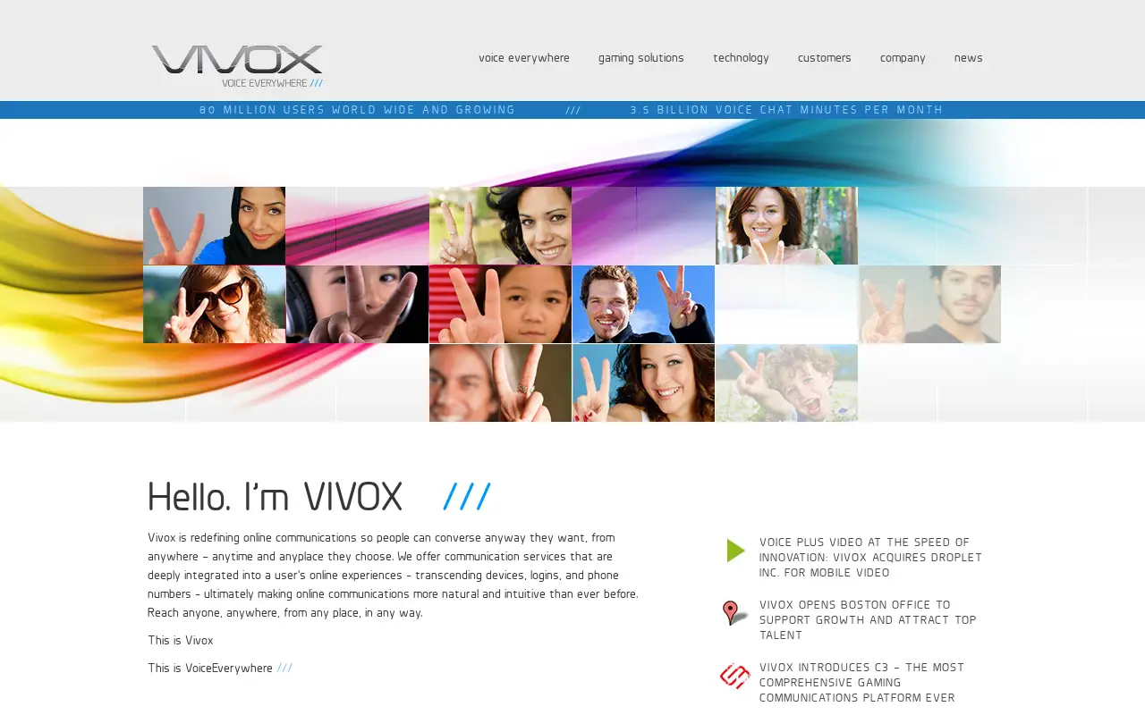 vivox.com in 2012