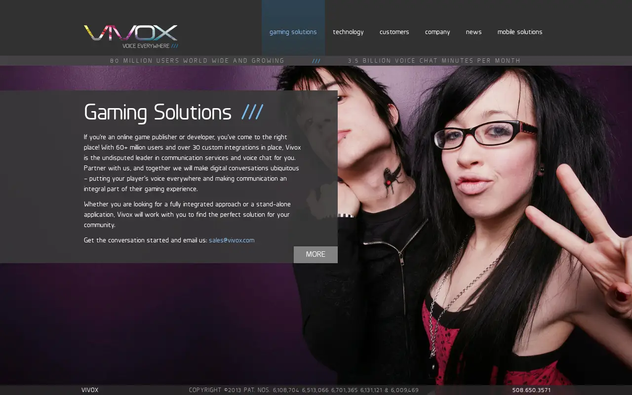 vivox.com in 2013