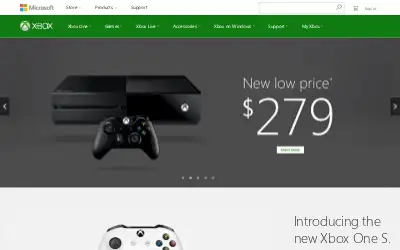 xbox.com in 2016