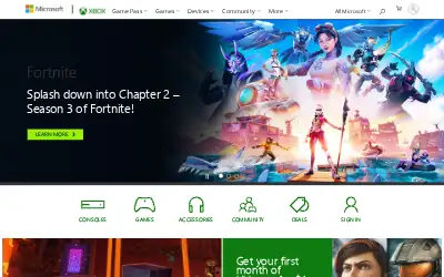 xbox.com in 2020